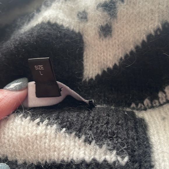 Diesel houndstooth oversized car face cardigan - Picture 9 of 9